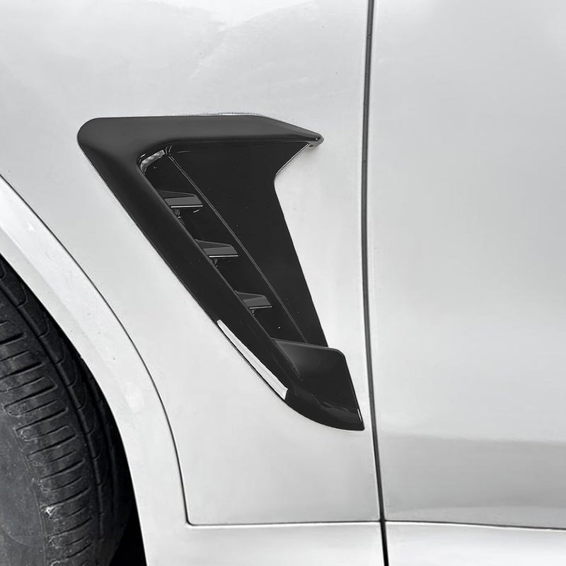 Acouto Iber Mudguard Cover Trim,ABS Material for Enhanced Vehicle Appearance and Im,Carbon Fiber,Vehicle Appearance Upgrade,2018+ Compatible,Mudguard Cover (Bright Black) - Image 5