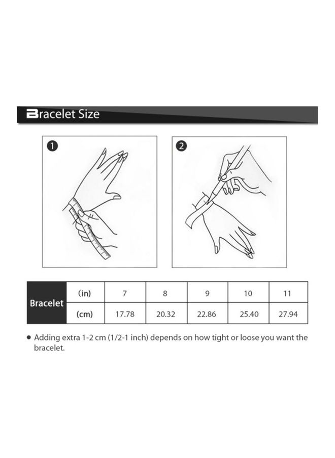سوار مصنوع يدوياً من الجلد الصناعي بتصميم 12 برج فلكي - Image 2