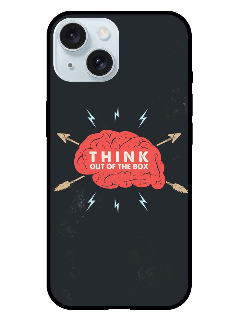 Theodor Protective Case Anti Scratch Shock Proof Bumper Cover For iPhone 15 Plus Think out of the box (2) - Image 1