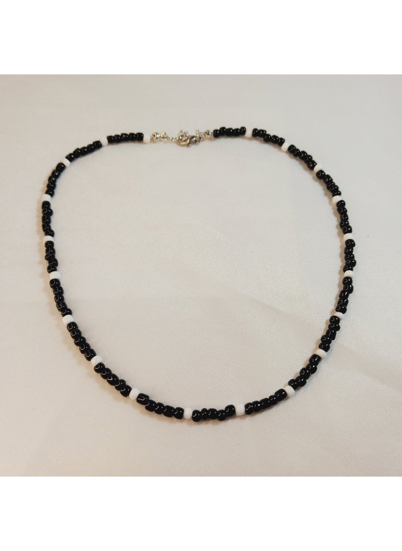 Handmade Black Sand Bead String Necklace - pzsku/ZFB10420DB58831997BD6Z/45/_/1737058646/832897b3-dc38-47ca-ab0d-9cb57ad09b0a