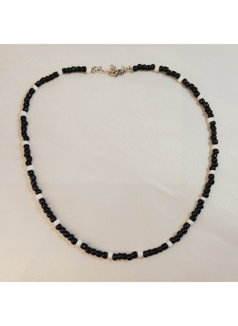 Handmade Black Sand Bead String Necklace - pzsku/ZFB10420DB58831997BD6Z/45/_/1737058650/91ff5a00-eaba-4916-8387-29029d30fa93