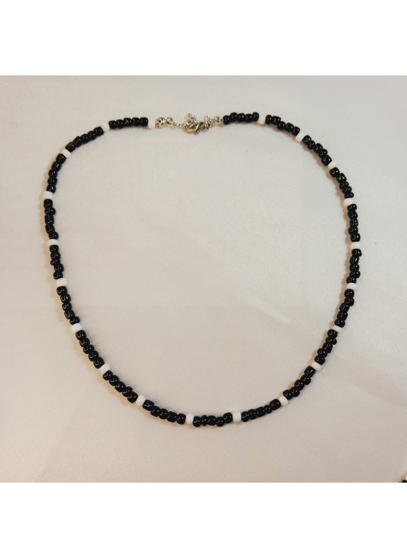 Handmade Black Sand Bead String Necklace - pzsku/ZFB10420DB58831997BD6Z/45/_/1737058656/0958d76a-6ca0-4eae-b3a2-91c65952f0f7