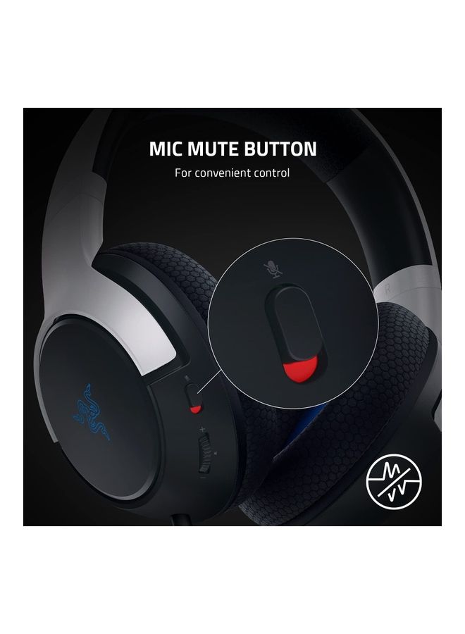 Razer Kaira X Wired Headset for Playstation 5, PC, Mac & Mobile Devices - Triforce 50mm Drivers, HyperClear Cardioid Mic, Flowknit Memory Foam Ear Cushions, On-Headset Controls - Image 5
