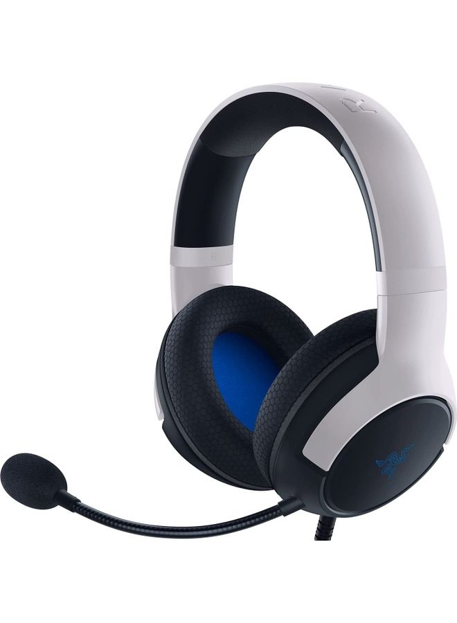 Razer Kaira X Wired Headset for Playstation 5, PC, Mac & Mobile Devices - Triforce 50mm Drivers, HyperClear Cardioid Mic, Flowknit Memory Foam Ear Cushions, On-Headset Controls - Image 1