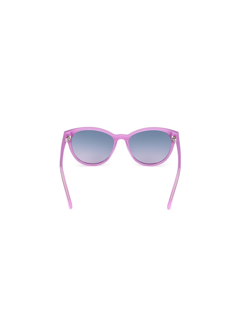 GUESS Girls UV Protection Cat Eye Shape Sunglasses - GU0012881W49 - Lens Size: 49 Mm - Shiny Violet - Image 4