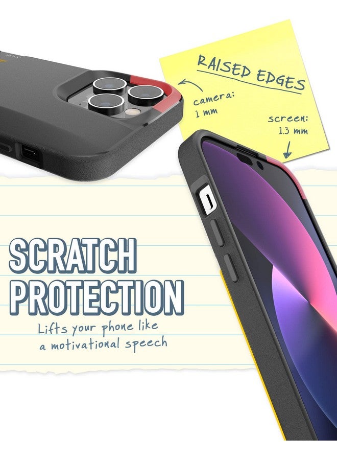 Smartish Smartish® iPhone 14 Pro Max Wallet Case - Wallet Slayer Vol. 1 [Slim + Protective] Credit Card Holder - Drop Tested Hidden Card Slot Cover Compatible with Apple iPhone 14 Pro Max - Black Tie Affair  - Image 4