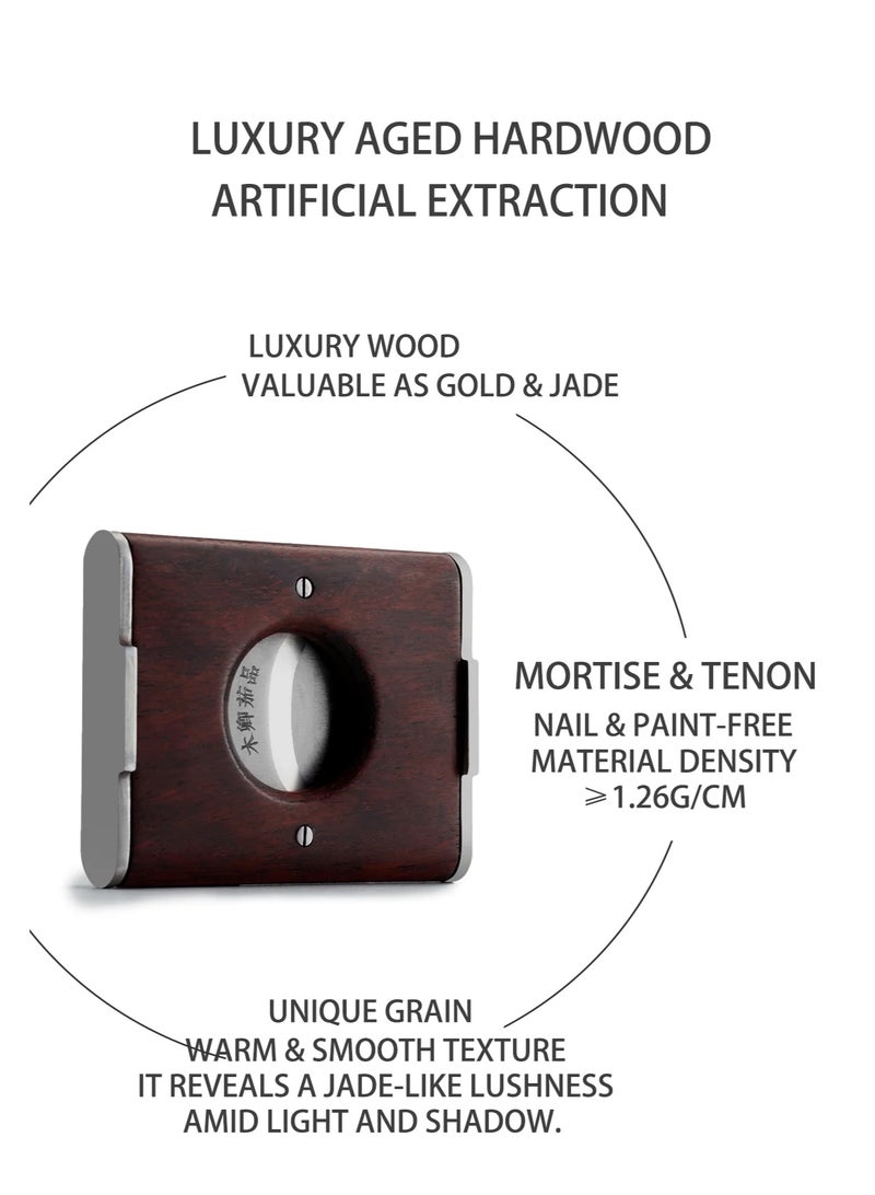 Lunar Hardwood cigar Cutter - Image 4