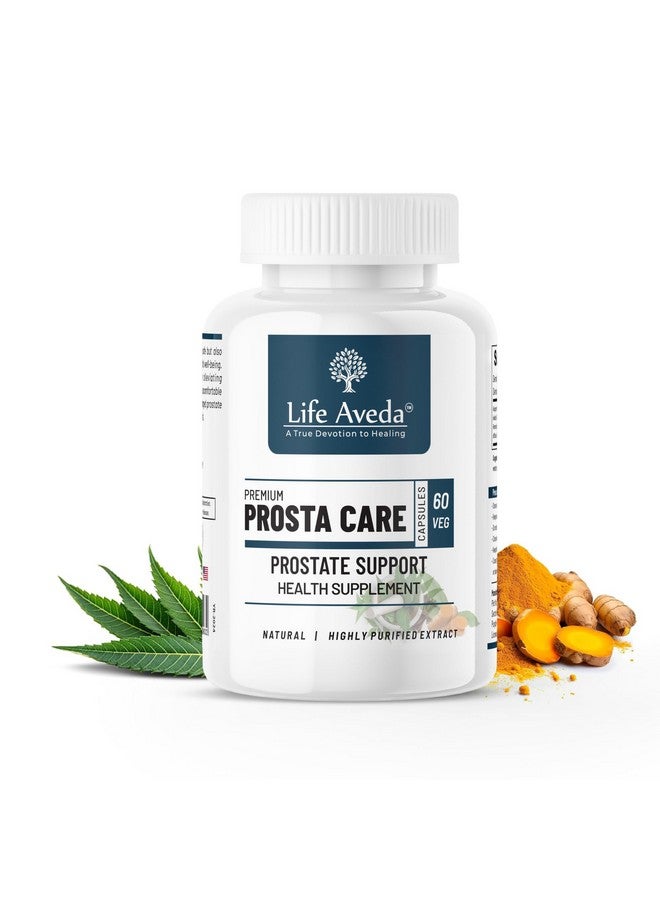 Life Aveda كبسولات لايف أفيدا 100% طبيعية آيروفيدية للعناية بالبروستاتا للرجال، تساعد في الالتهابات، الحرق والتهيج - 60 كبسولة (عبوة من 1) - Image 2