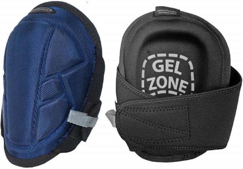 McGuire-Nicholas Gel Lite Pro Flooring Knee Pads - Navy/Black - Image 4