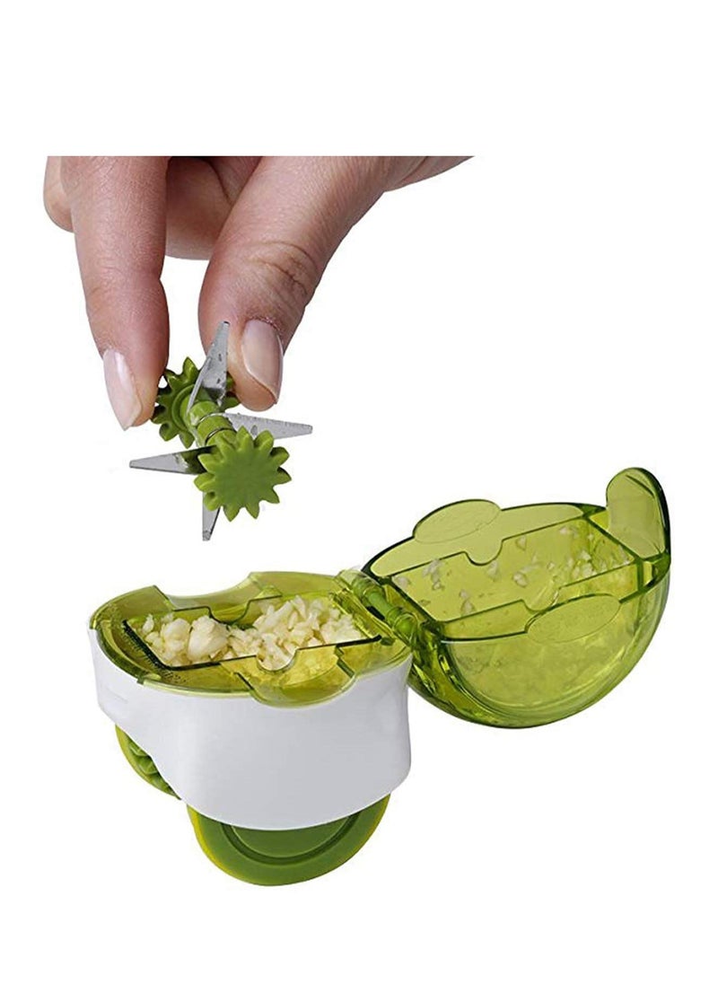 SYOSI Manual Roller Garlic Chopper, Garlic Grinder, Garlic Press, Garlic Kitchen Gadget Best Rolling Garlic Chopper Easy to Use and Clean  - Image 1