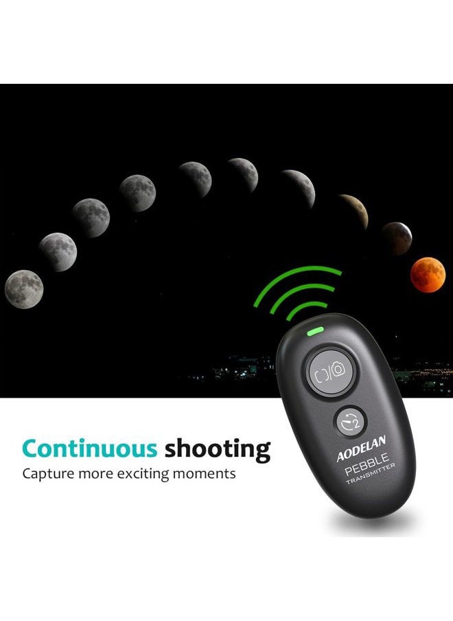 AODELAN - Wireless Shutter Release Remote Control for Nikon D750, D5300, D5600, D7200, D7500, Z6, Z7, Z9, D800, D850, Coolpix P1000 - Image 1