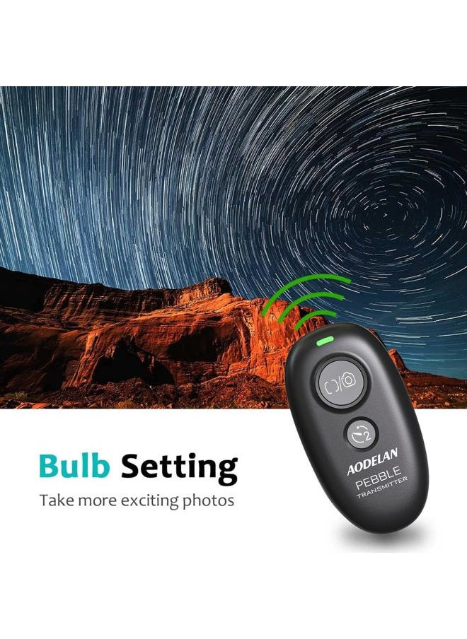 AODELAN - Wireless Shutter Release Remote Control for Nikon D750, D5300, D5600, D7200, D7500, Z6, Z7, Z9, D800, D850, Coolpix P1000 - Image 1