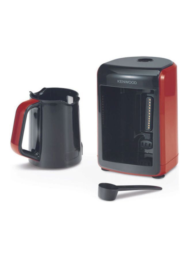 KENWOOD Turkish Coffee Maker Up To 5 Cups Turkish Coffee Machine For Slowly Brewed Delicious Turkish Coffee 500 ml 535 W CTP10.000BR Black/Red/Grey - Image 2
