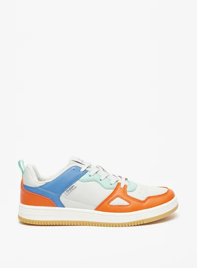Kappa Mens Colourblock Lace Up Sneakers