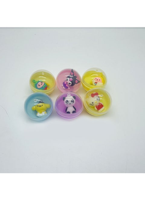45mm Gashapon One Dollar Two Yuan Gashapon Toy Gashapon Ball Kidsren's Toy Glue Gashapon Kindergarten Gift-Color:45mm Glue Gashapon (without Stickers)-Specifications:Minimum Batch Price Of 1000 Pieces