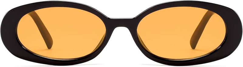VANLINKER Polarized Retro Oval Sunglasses for Women and Men Small 90s Style VL9580 - Image 2