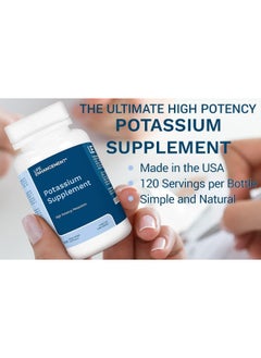 Life Enhancement Life Enhancement Potassium Supplement, 1020 mg, 120 Servings, 240 caps  - Image 3