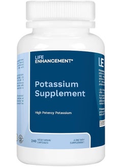 Life Enhancement Life Enhancement Potassium Supplement, 1020 mg, 120 Servings, 240 caps  - Image 1