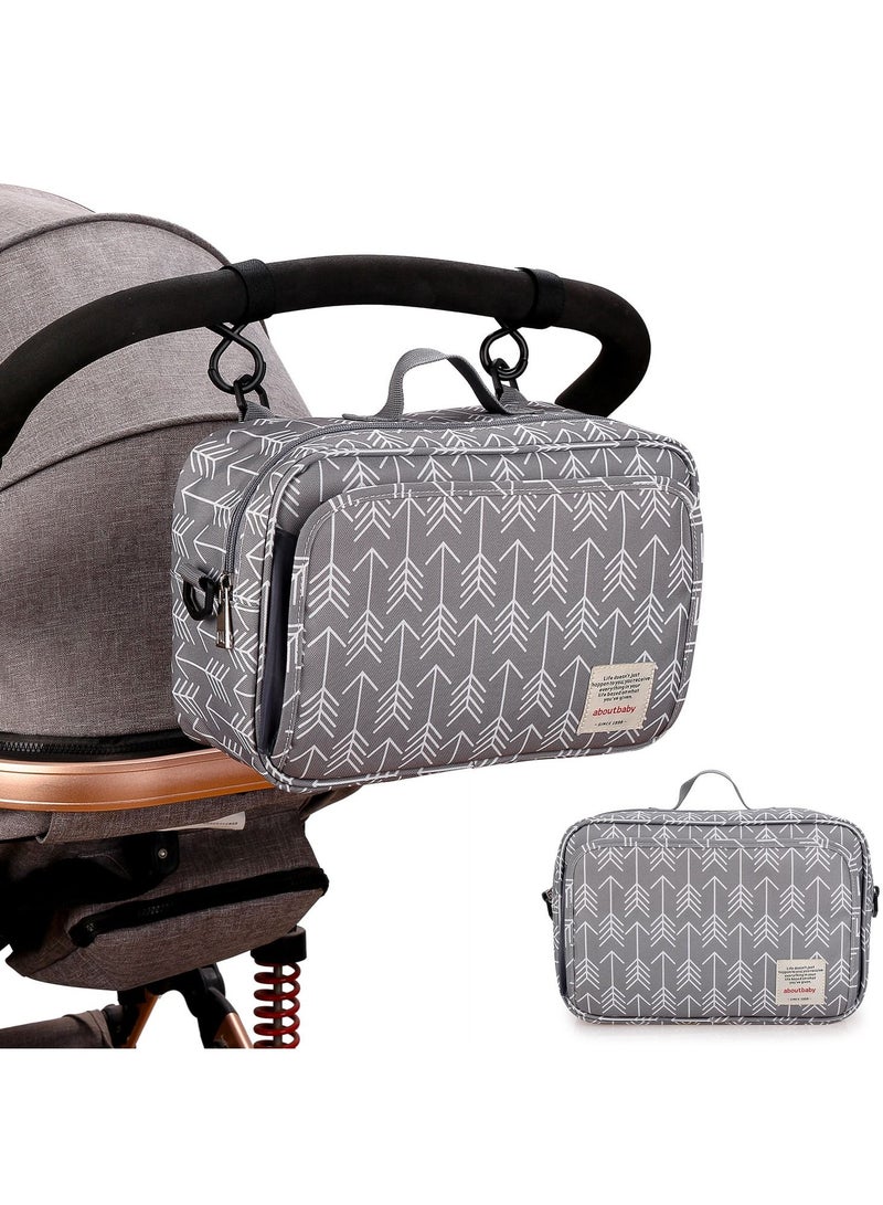 Gonice Baby stroller hanging bag car hanging bag milk bottle diaper pants large-capacity storage bag - Image 1