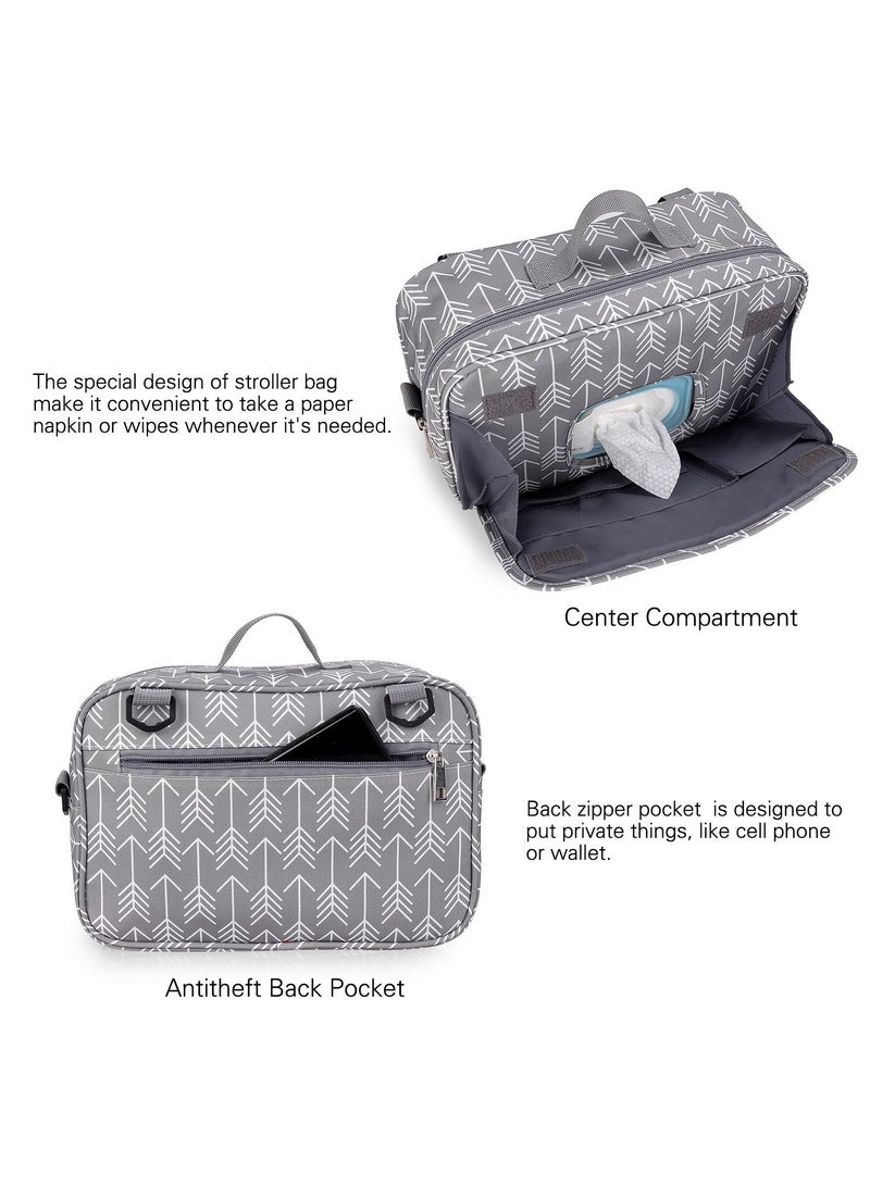 Gonice Baby stroller hanging bag car hanging bag milk bottle diaper pants large-capacity storage bag - Image 4