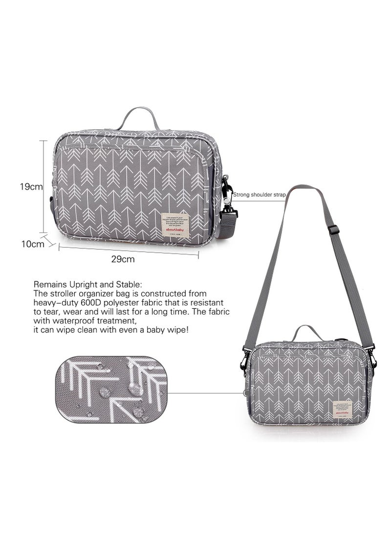 Gonice Baby stroller hanging bag car hanging bag milk bottle diaper pants large-capacity storage bag - Image 2