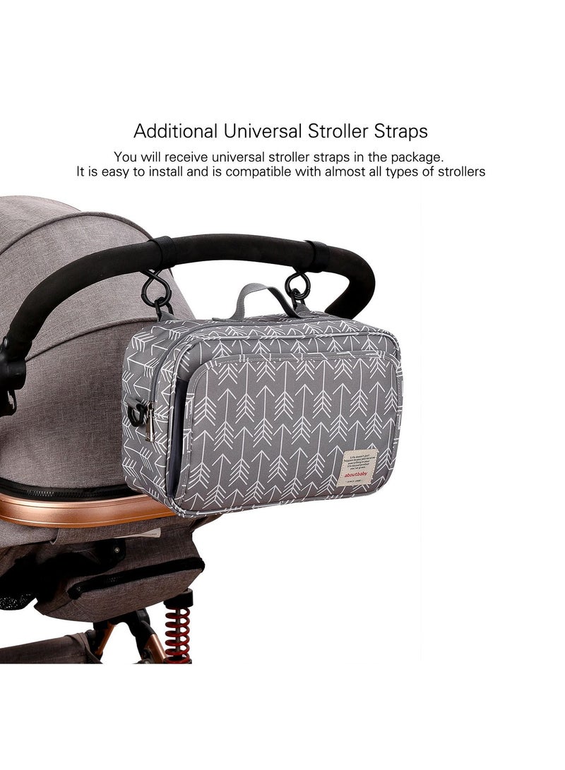 Gonice Baby stroller hanging bag car hanging bag milk bottle diaper pants large-capacity storage bag - Image 3