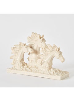 LUXE Polyresin Light Terracotta Horse Accent 25.5X9X15.5 Cm  - Image 5