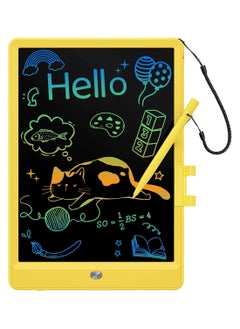 Generic LCD Writing Tablet 10 Inch Toys Toddler Drawing Tablet Drawing Pad Doodle Board Educational Learning Birthday Kids Gifts Yellow  - Image 1