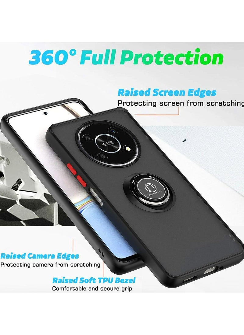 ماركة غير محددة HUAWEI نوفا 12i 4G حالة الهاتف المحمول ، 360 ° قوس الدورية خاتم + المغناطيسي سيارة قوس + رقيقة جدا كمبيوتر تبو صدمة برهان حالة الهاتف المحمول ، ومناسبة ل HUAWEI نوفا 12i 4G ، أسود  - Image 3