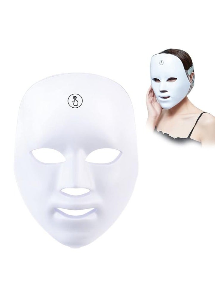 عام مكنة تنظيف الجلد، قناع تجميل الوجه بـ LED 7 لونات، علاج الوجه بالضوء، إزالة التجاعيد، تقليص المسام، رفع الوجه، أداة العناية بالبشرة. - Image 1