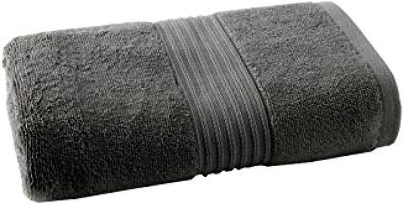 Cotton Solid Pattern Grey Beach Towel - 88 x 150 cm - Image 1