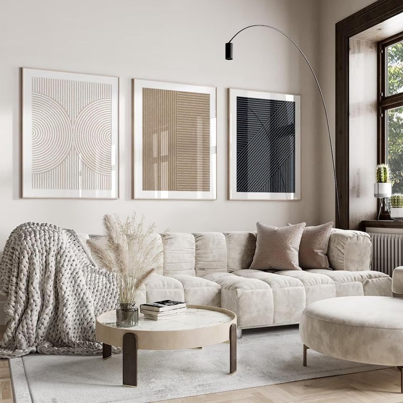 Youillne Set of 3 Modern Abstract Canvas Wall Art - Image 3