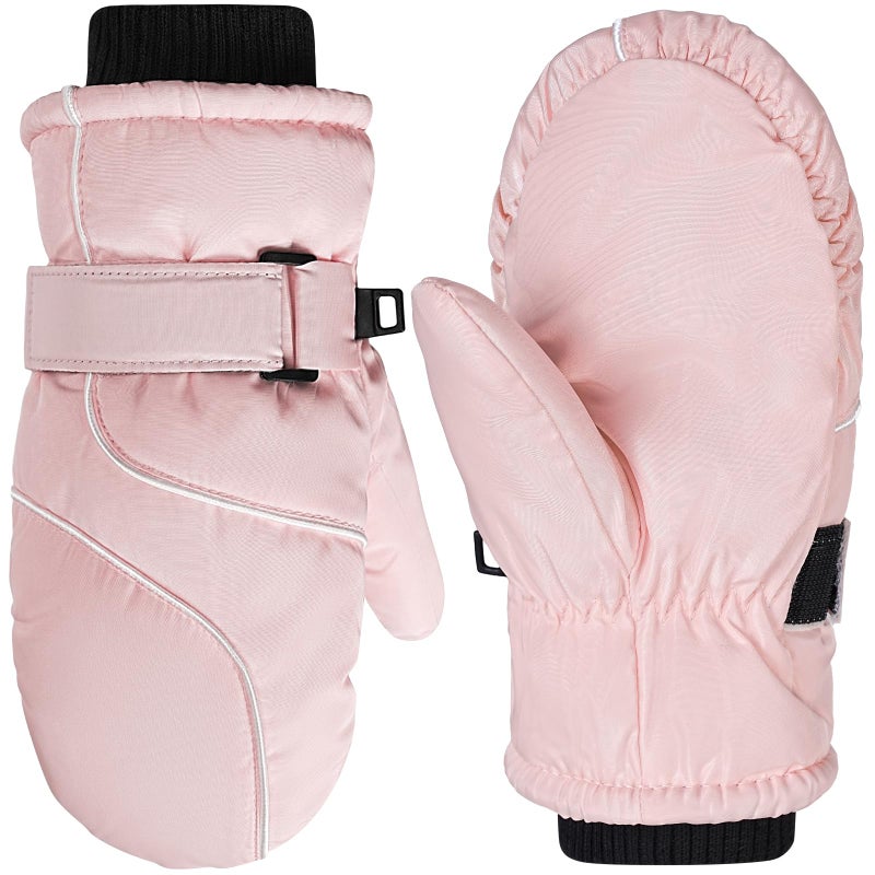 coclothy Snow Gloves for Kids - Waterproof Ski Mittens Gloves Boys Girls, Warmth Winter Toddler Mittens Glove for Toddlers Child Snowboarding Outdoor - Image 1