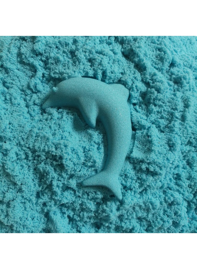 Children's Space Toys Colored Sand Boys And Girls Hot Diy Multi-functional Package Children's Sculpture Sand Children 3-6 Years Old-Color:Blue, specification B - Image 3