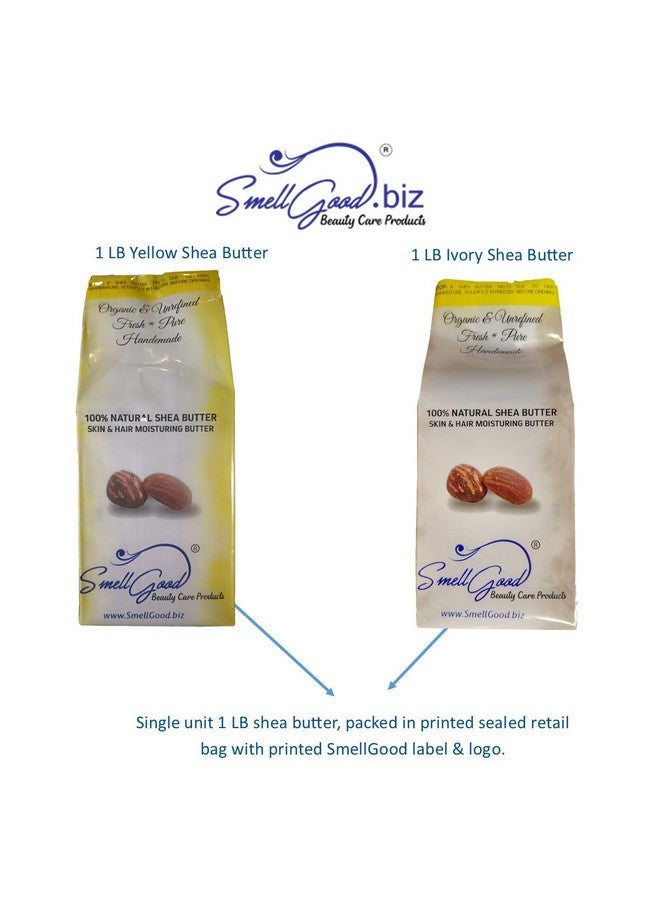 SmellGood Purest Ivory Unrefined African RAW Real Shea Butter 5lbs - Image 5