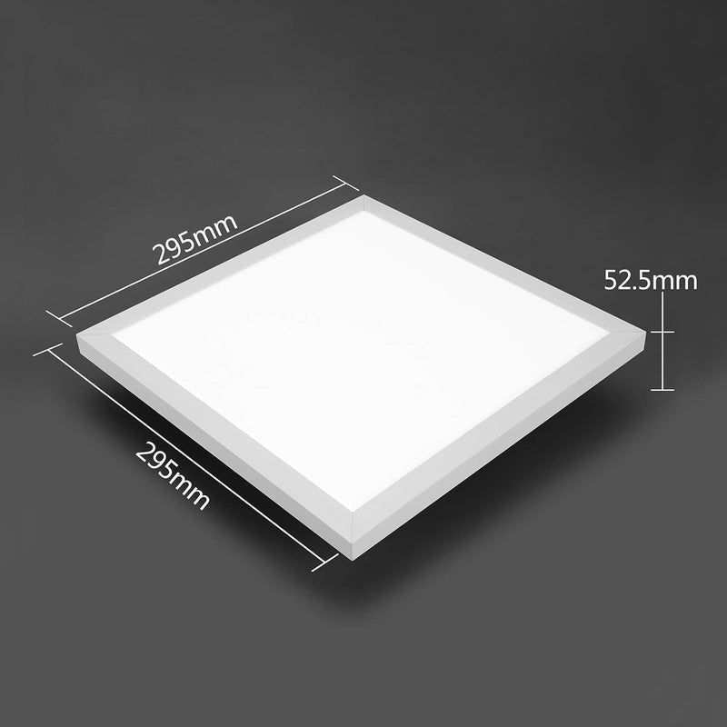LED Panel Ceiling Light 30x30 cm, 30W, 1500LM, 6500K Daylight White - Image 2