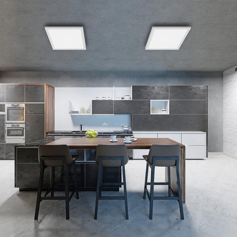 LED Panel Ceiling Light 30x30 cm, 30W, 1500LM, 6500K Daylight White - Image 4