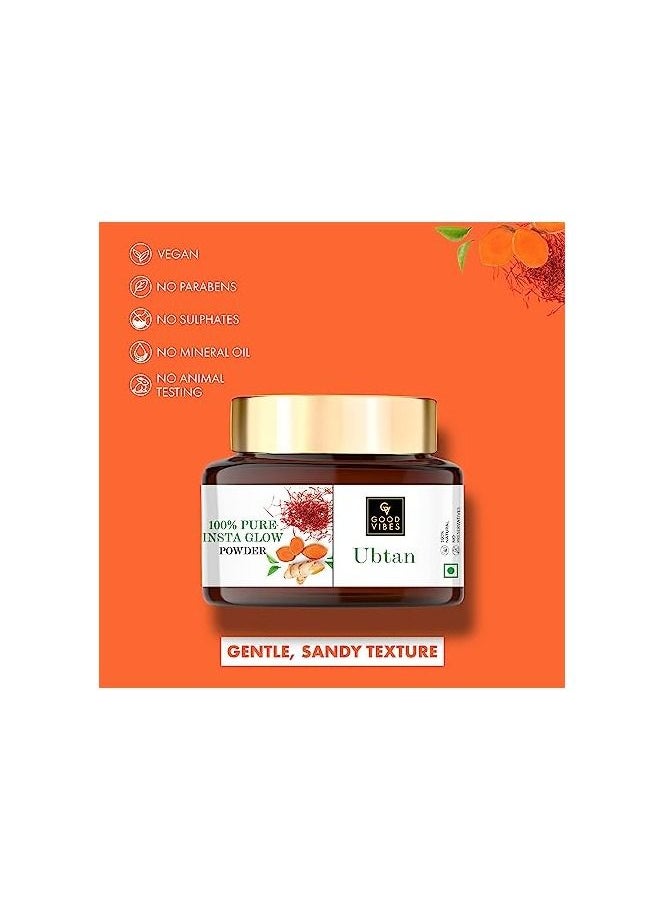 Good Vibes - Good Vibes Ubtan 100% Pure Insta Glow Powder, 150 g - Image 1