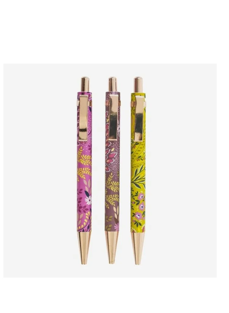 سارة ميلر Haveli Garden Set of 3 Pens