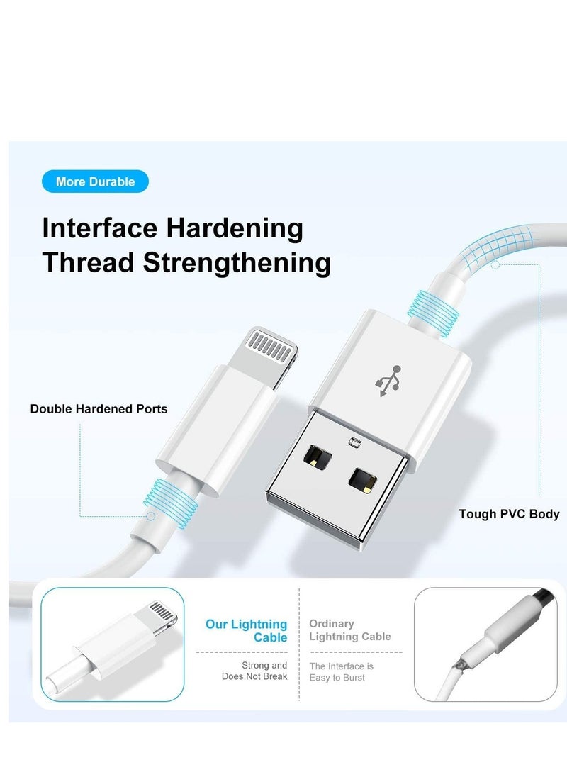 FLOWING Apple Lightning To USB Cable For  iPhone 1 M White  - Image 2