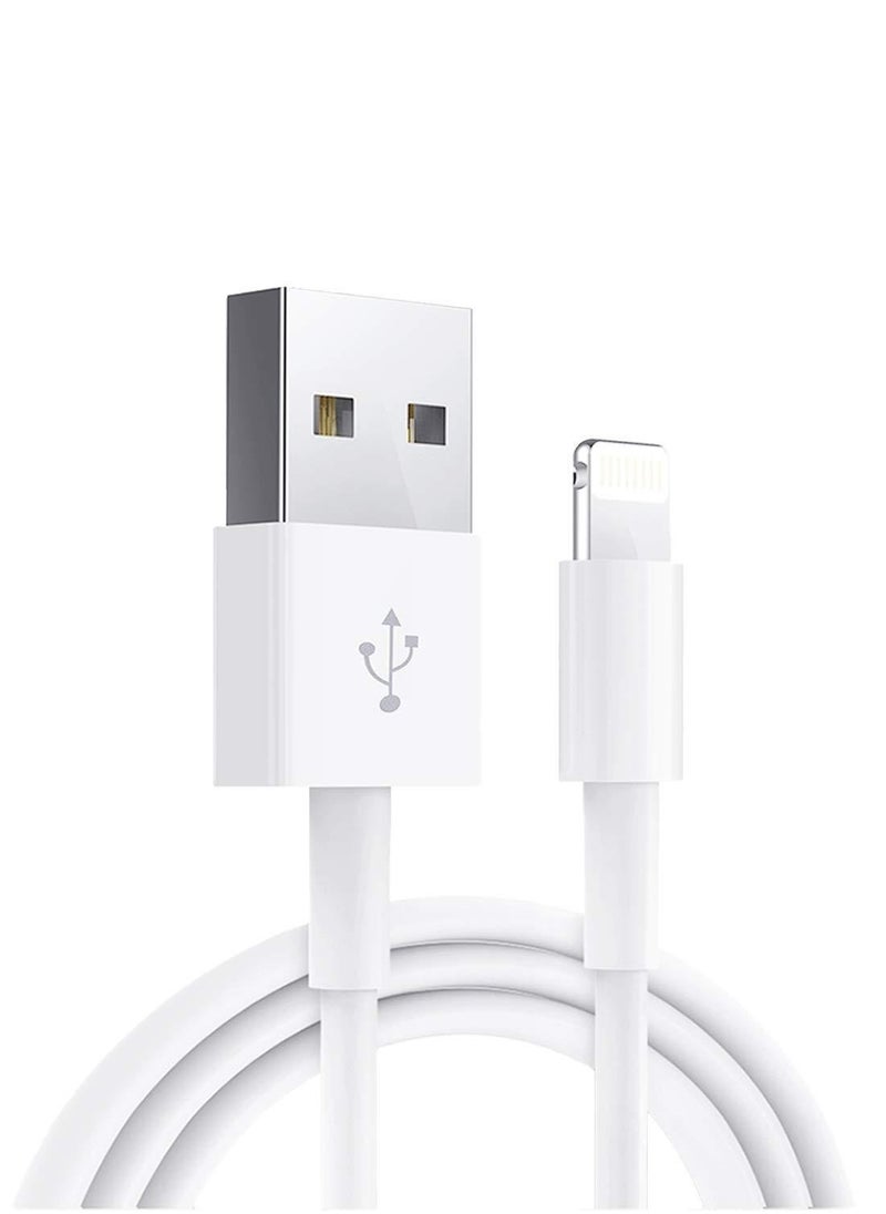 FLOWING Apple Lightning To USB Cable For  iPhone 1 M White  - Image 4