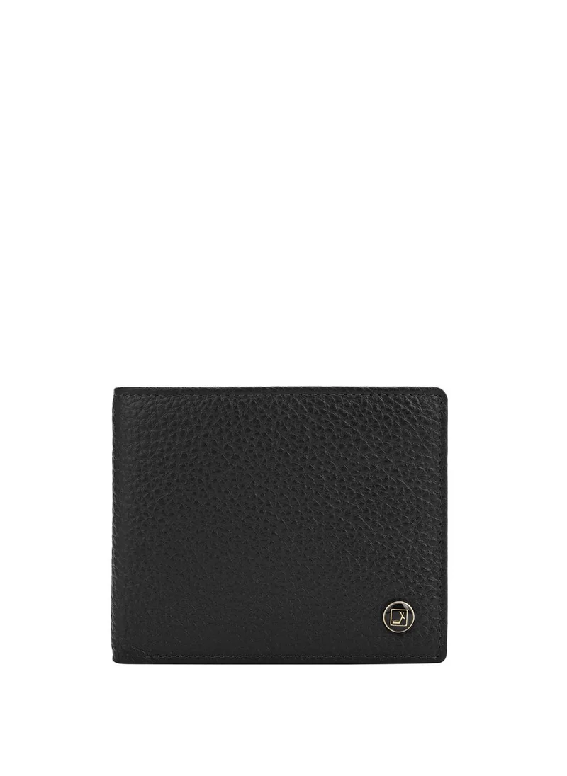 Genuine Leather Black Mens Wallet