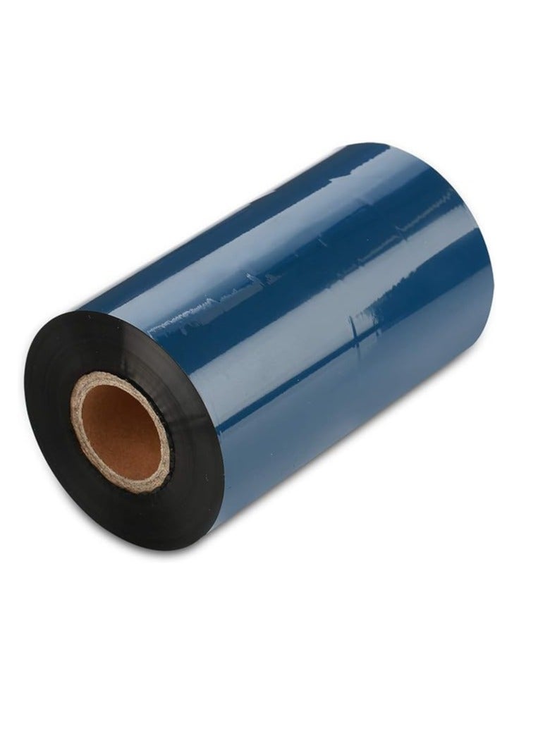 Thermal Transfer Ribbon -1ROLL 4.33" x 984'/110mm x 300m Black Wax Resin Ribbons 1" Core Ink Out  - Image 1