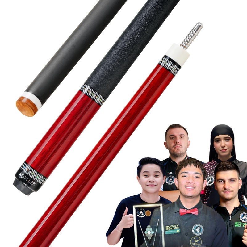 KONLLEN Carbon Fiber Pool Cue AXA Series Handmade Inlay Cues Stick for TournamentLevel Competitions Low Deflection Pool Stick for Professional Players Accurate Stable Easy to Control - Image 2