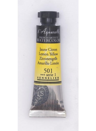 SENNELIER Sennelier l'Aquarelle French Artists' Watercolour 10 ML Yellows (Lemon Yellow)  - Image 2