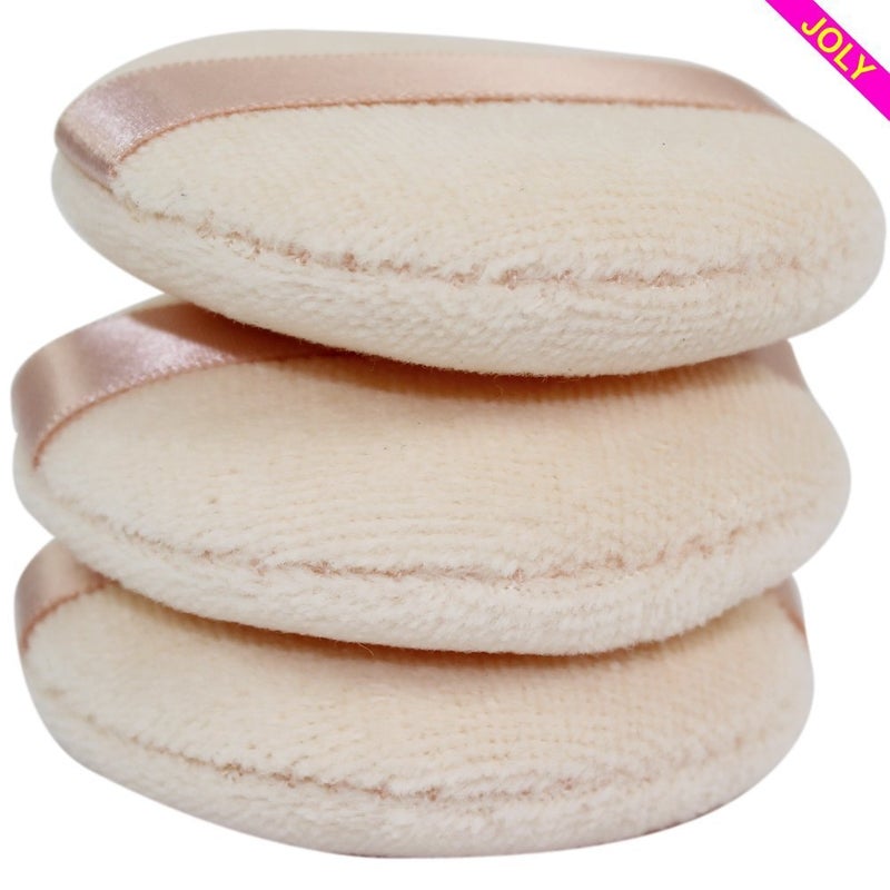 JOLY Powder Puff for Makeup Face Powder Set of 5 (5 Pieces) - Image 4