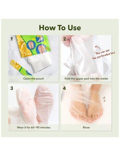 بيور ديرم حُزَمتين من رعاية القدمين مع Purederm Shiny & Soft Foot Peeling Mask - علاج ترطيب مكثف مصمم خصيصًا للبشرة الجافة، مستهدفًا الكعبين المتشققين والجلد الميت العنيد - 17 جرام.  - Image 5