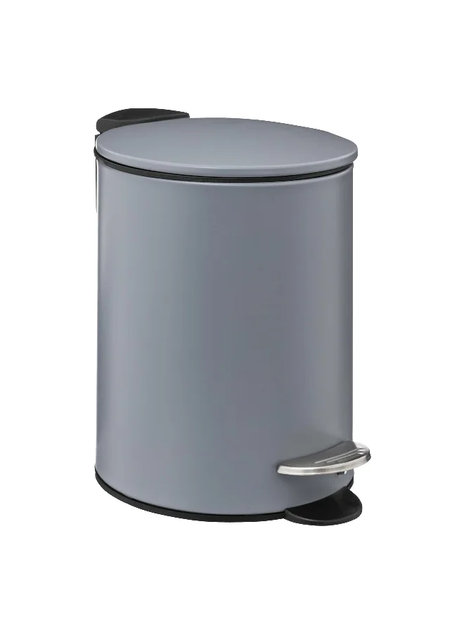 Five Simply Smart Removable Inner Bucket Pedal Bin with Lid Grey 3 L 174528H