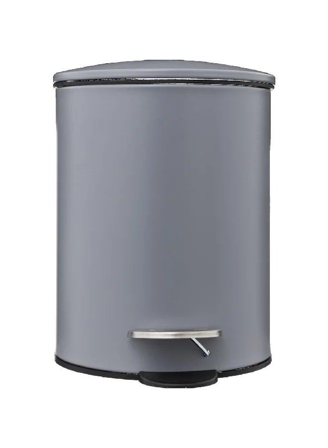 Five Simply Smart Removable Inner Bucket Pedal Bin with Lid Grey 3 L 174528H