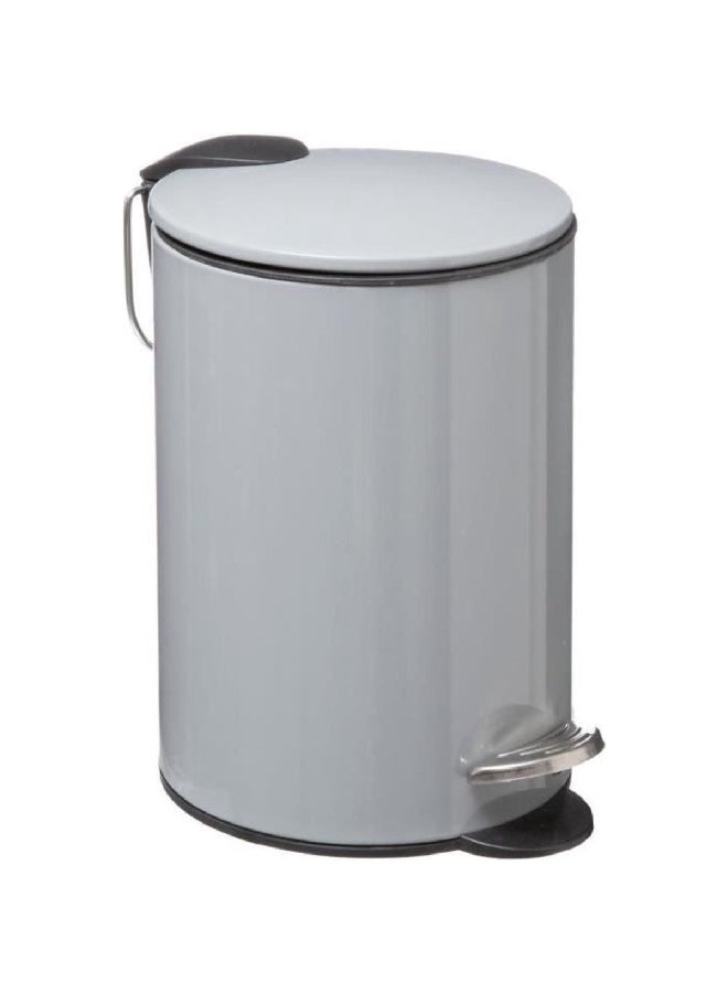 Five Simply Smart Removable Inner Bucket Pedal Bin with Lid Grey 3 L 174528H - Image 3